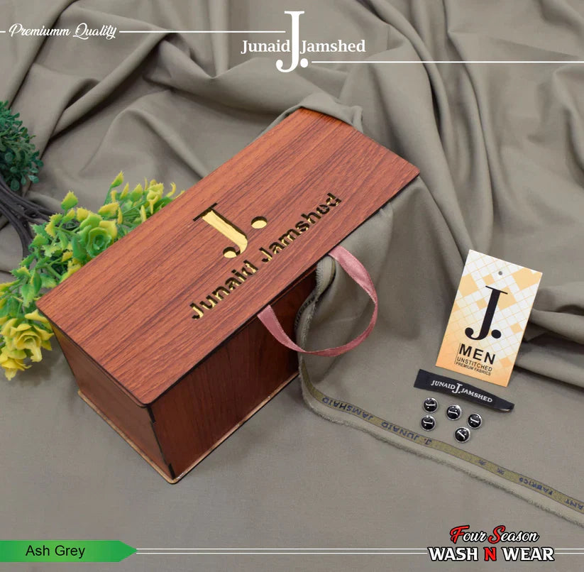 J. PREMIUM QUAILTY WASH N WEAR ( Ash Grey )