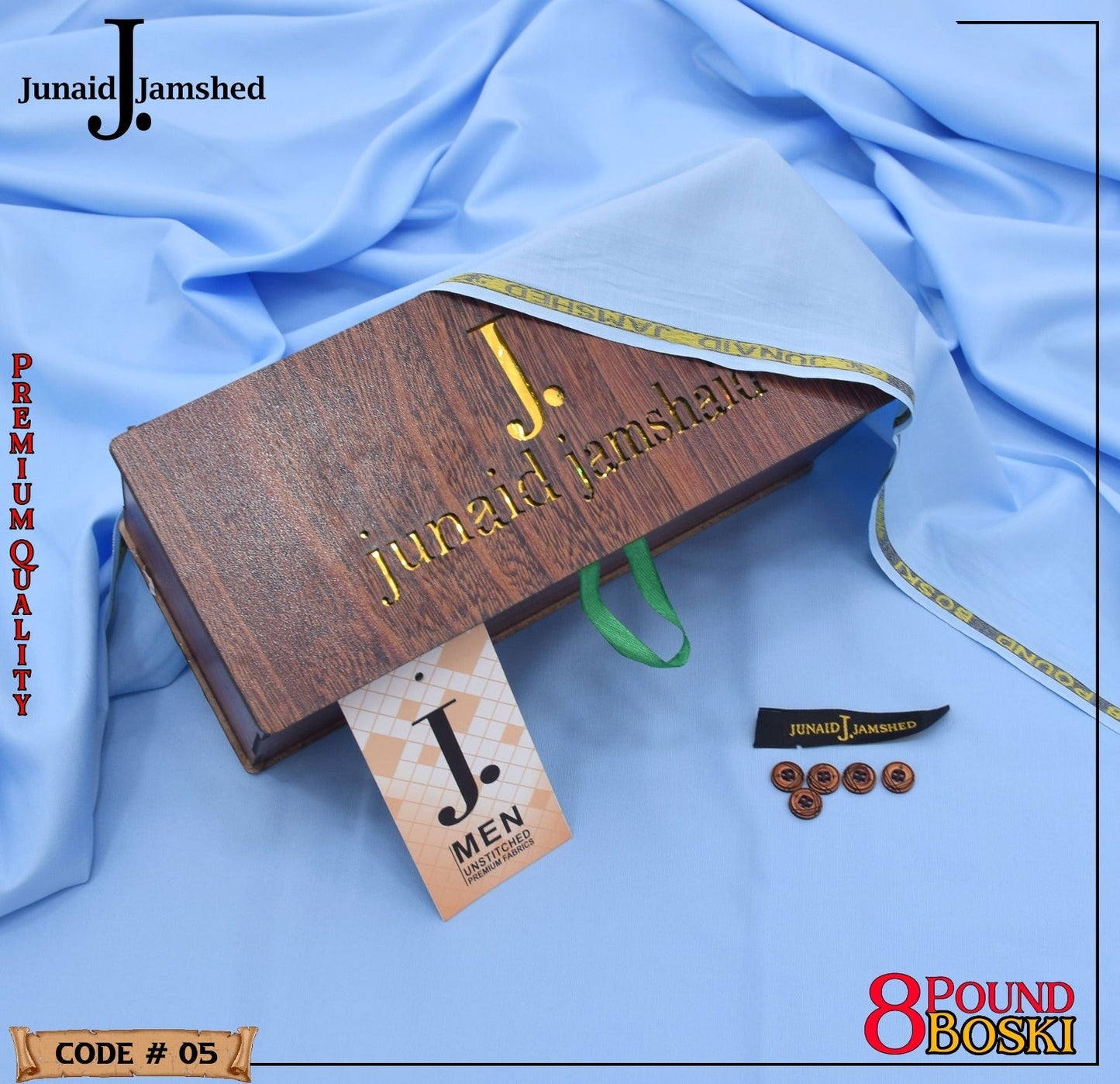 J. PREMIUM QUAILTY WASH N WEAR ( SKY BLUE )