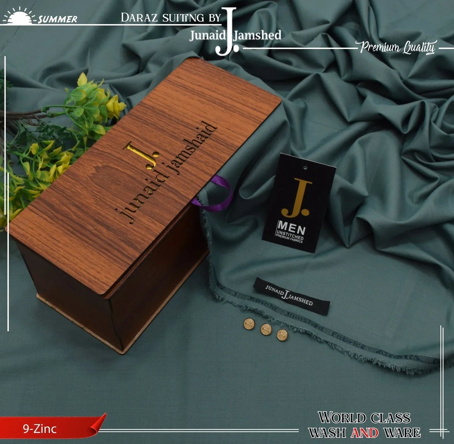 J. PREMIUM QUAILTY WASH N WEAR ( ZINC )